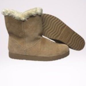 Universal Thread Dark Chestnut Shearling Boots